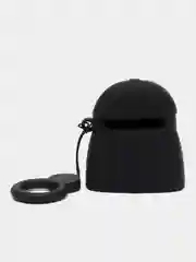 Синий меланж чехол для беспроводных наушников AirPods 1 / 2, Аир Подс 1 / 2, Эйр Подс