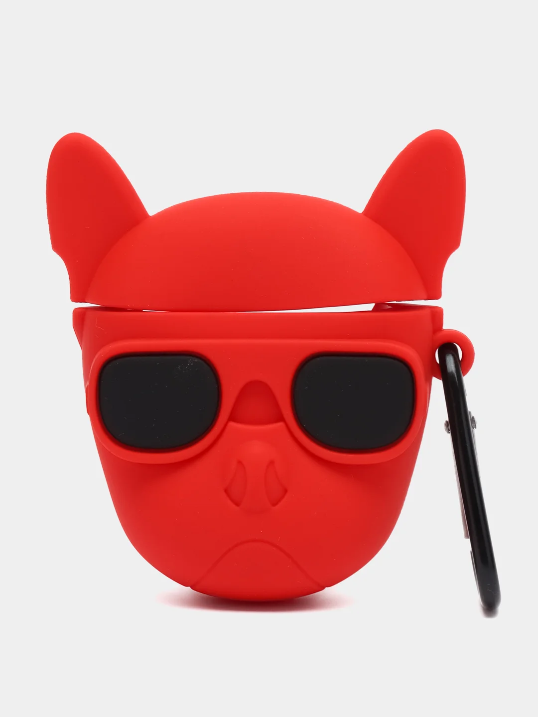 Багровый чехол для беспроводных наушников AirPods 1 / 2, Аир Подс 1 / 2, Эйр Подс