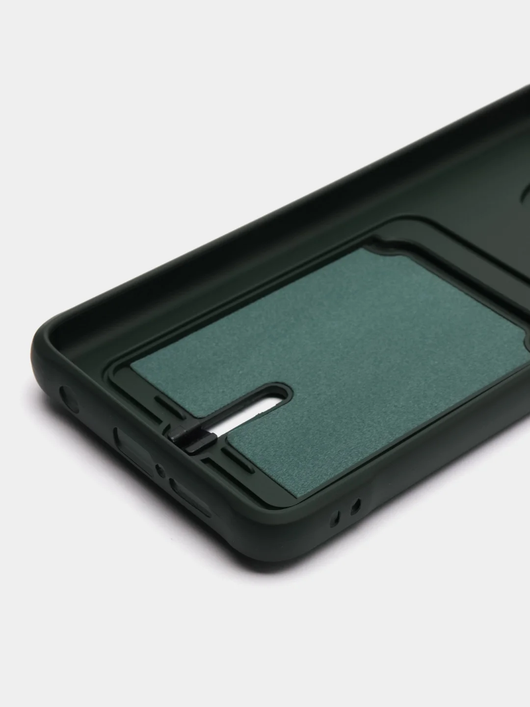 Зеленый чехол Xiaomi Poco X3 NFS X3 Pro (Сяоми Поко Х3 Х3 Про), с карманом для карт