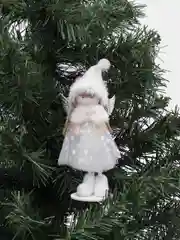 Белый новогодние игрушки "Девочка-ангел"
