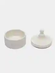 Белый лоток и шкатулка из гипса