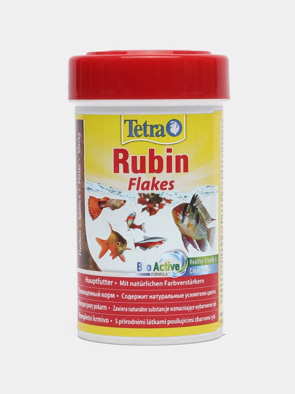 Корм Tetra Rubin Flakes 20гр100мл.(хлопья) для усиления естест-ной окраски аквариумных рыб