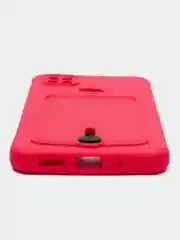 Фуксия чехол Xiaomi Redmi 9C / 9C NFC / 10A (Сяоми Редми 9С, 10А) с карманом для карт