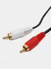 Индиго аудио кабель AUX тюльпаны 3.5 мм RCA 2 (папа) - 3.5 Jack (папа), от 1м и до 20м