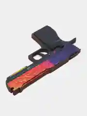 Алый деревянный пистолет-резинкострел CS:GO, НЕ наклейка, Драгон глсс, Лесной дух, Банан