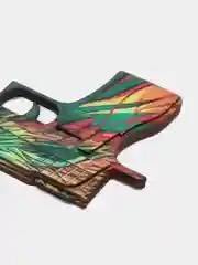 Желтый деревянный пистолет-резинкострел CS:GO, НЕ наклейка, Драгон глсс, Лесной дух, Банан