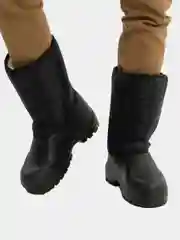 Зимние меховые сапоги утепленные