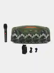 Хаки портативная Колонка Hopestar A60, акустическая система с 5 динамиками, 100W, с микрофоном