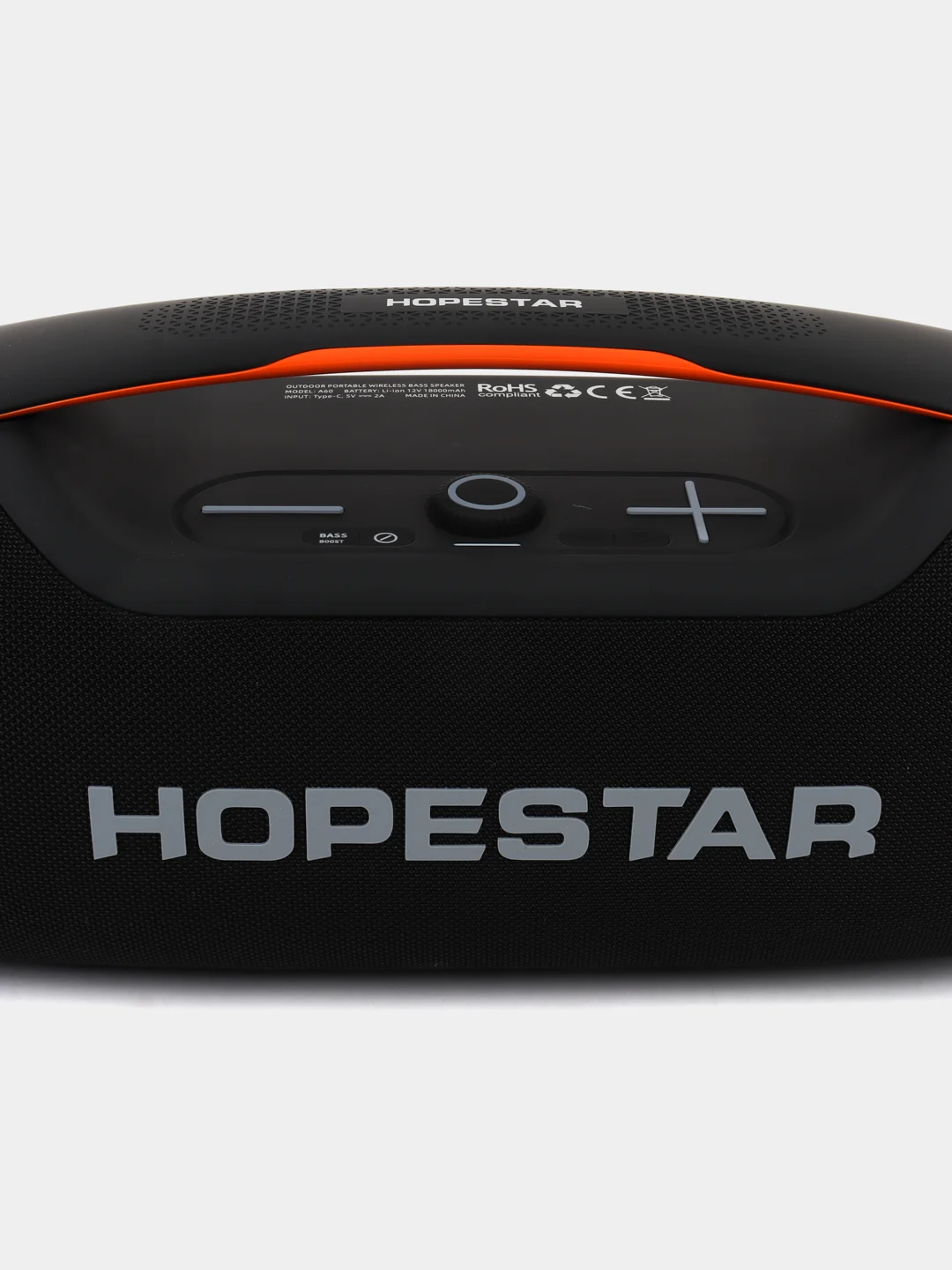 Черный портативная Колонка Hopestar A60, акустическая система с 5 динамиками, 100W, с микрофоном