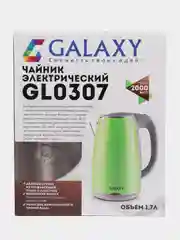 Чайник электрический Galaxy LINE GL0307, 2000Вт, 1,7л, двойные стенки: металл+пластик