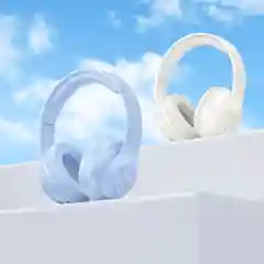 Синий наушники беспроводные BOROFON BO24 Gratifled, Bluetooth, с микрофоном