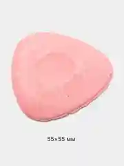 Розовый мел портновский, 55*55*6 мм, разноцветный, треугольный, 2 и 5 шт