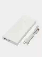 Белый внешний аккумулятор с беспроводной зарядкой Xiaomi Mi Wireless Power Bank 10000, WPB15PDZM