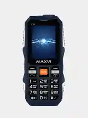 Синий мобильный телефон Maxvi P100