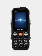 Черный мобильный телефон Maxvi P100