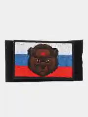 Шеврон на липучке "Русский медведь. Флаг России"