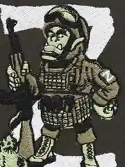 Шеврон на липучке "Военный орк Z"