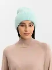 Мятный шапка женская, из ангоры