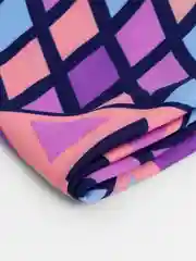 Фиолетовый большой платок, 180 х 90 см