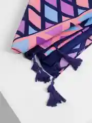 Фиолетовый большой платок, 180 х 90 см