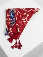 Бордовый большой платок, 180 х 90 см