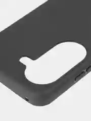 Черный чехол ROSCO для ASUS Zenfone 9, Zenfone 10 матовый силиконовый тонкий, бортик вокруг камер