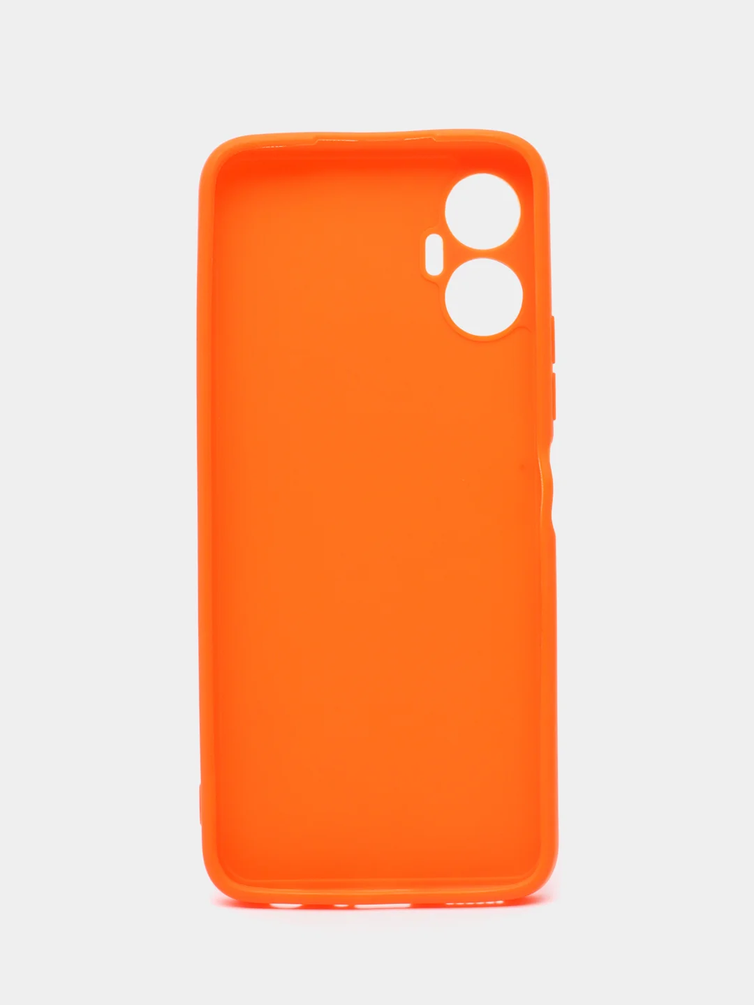 Оранжевый силиконовый чехол для ITEL Vision 5 Plus (Ител Вижен 5 Плюс), прозрачный