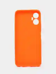 Оранжевый силиконовый чехол для ITEL Vision 5 Plus (Ител Вижен 5 Плюс), прозрачный