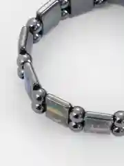Синий браслет мусульманский гематитовый