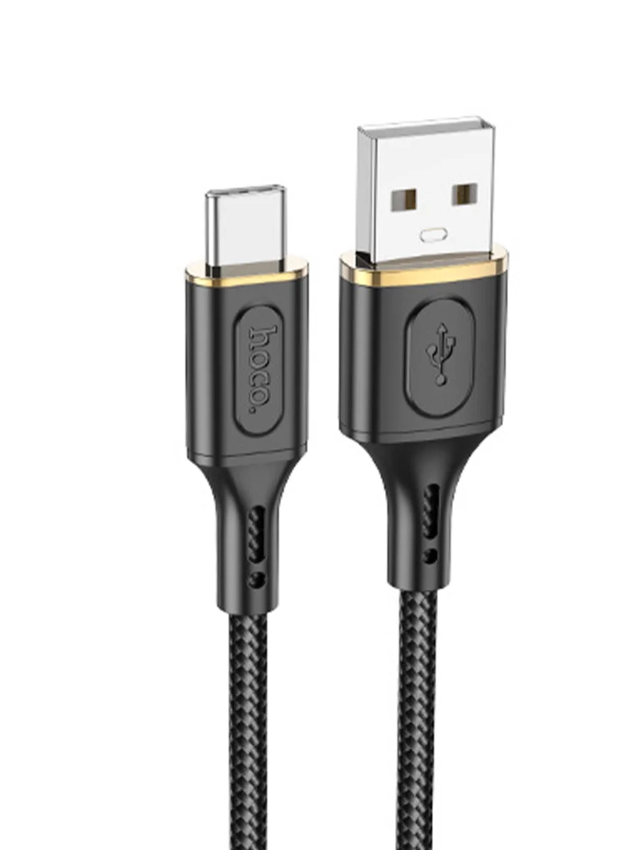 Красный кабель Hoco X95, быстрая зарядка, USB - Type-C, 3А, 1-3 метра