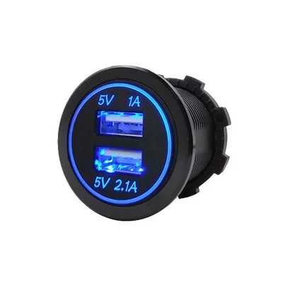 Синий usb вместо прикуривателя