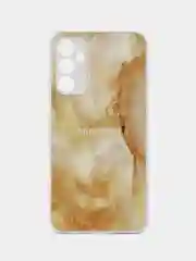 Желтый чехол для Samsung Galaxy A34 (Самсунг Галакси А34), пластиковый, глянцевый