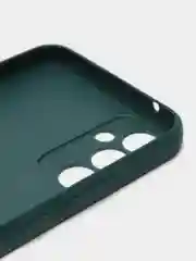Зеленый чехол для Samsung Galaxy A34 (Самсунг Галакси А34), пластиковый, глянцевый