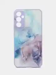 Лавандовый чехол для Samsung Galaxy A34 (Самсунг Галакси А34), пластиковый, глянцевый