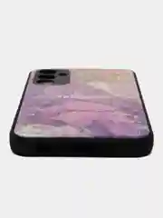 Пурпурный чехол для Samsung Galaxy A34 (Самсунг Галакси А34), пластиковый, глянцевый