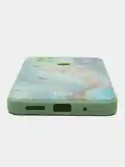 Бирюзовый чехол на Xiaomi Redmi 10C (Сяоми Редми 10С) / Poco C40, пластиковый, глянцевый
