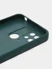 Зеленый чехол на Xiaomi Redmi 10C (Сяоми Редми 10С) / Poco C40, пластиковый, глянцевый
