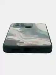 Зеленый чехол на Xiaomi Redmi 10C (Сяоми Редми 10С) / Poco C40, пластиковый, глянцевый