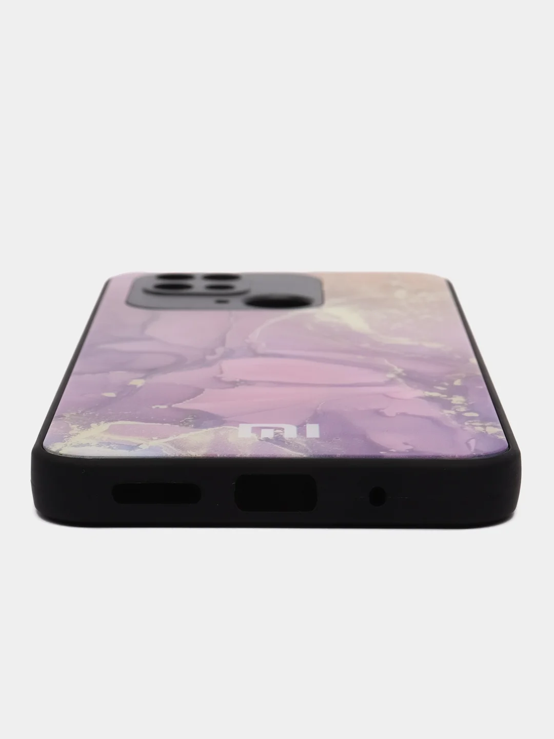 Пурпурный чехол на Xiaomi Redmi 10C (Сяоми Редми 10С) / Poco C40, пластиковый, глянцевый