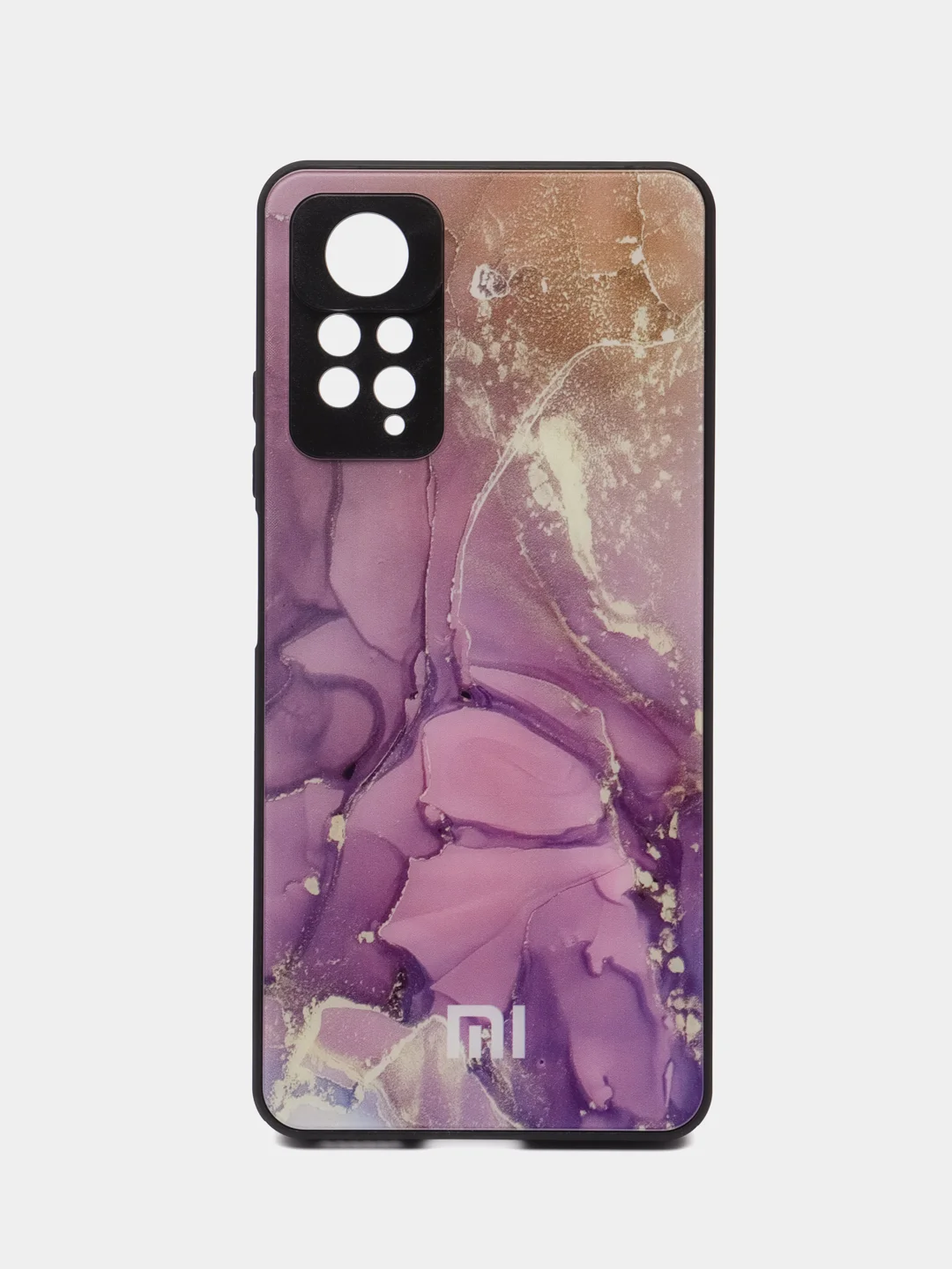 Пурпурный чехол для Redmi Note 11 Pro / Note 12 Pro 4G, пластиковый, глянцевый