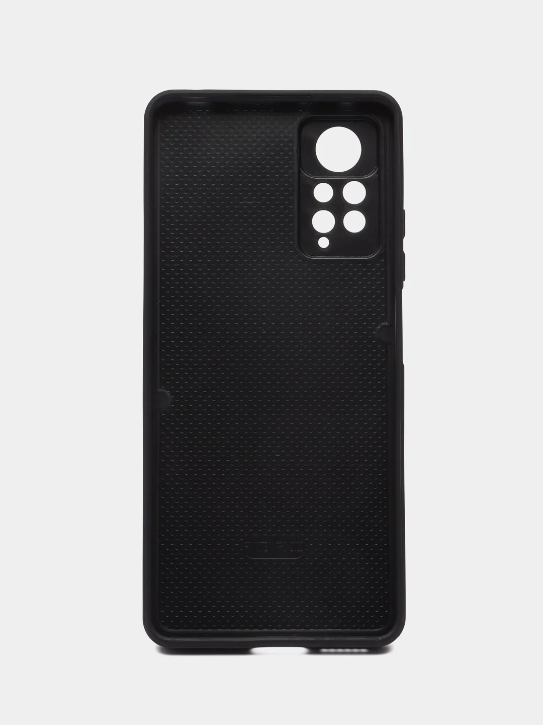 Черный чехол для Redmi Note 11 Pro / Note 12 Pro 4G, пластиковый, глянцевый