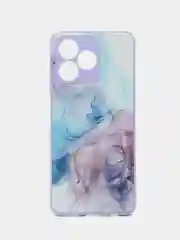 Лавандовый чехол для Realme C51 / C53 / Реалми С51 / С53 / Realme Note 50 пластиковый, глянцевый