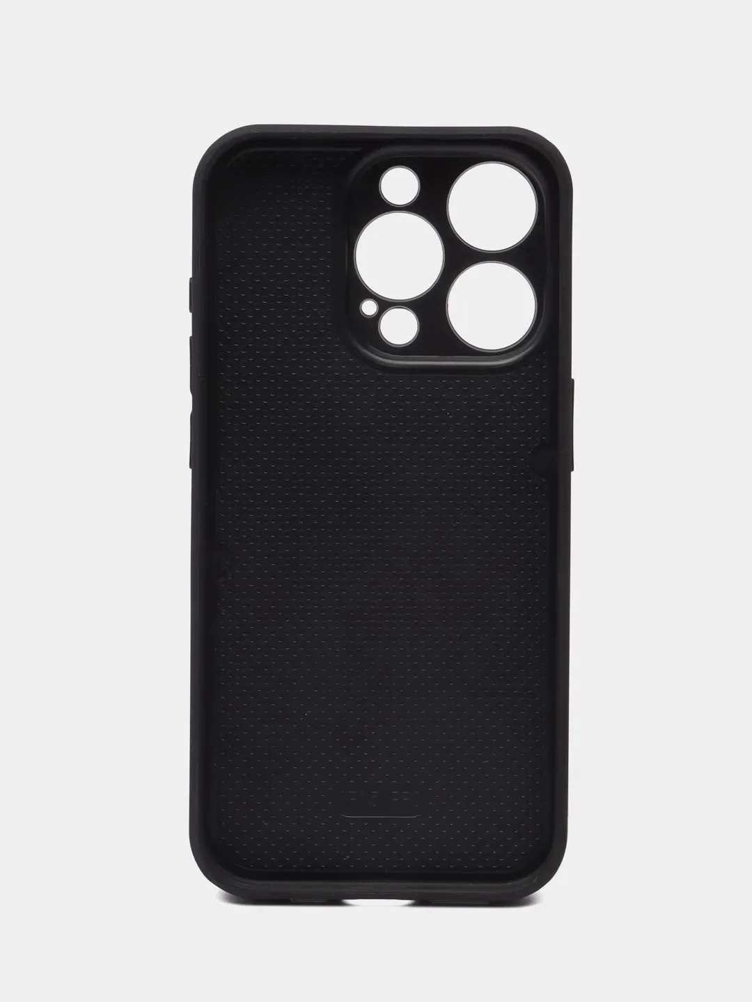 Серый чехол на iPhone 15 Pro, 15 Pro Max (Айфон 15 Про Макс), пластиковый, глянцевый