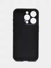 Серый чехол на iPhone 15 Pro, 15 Pro Max (Айфон 15 Про Макс), пластиковый, глянцевый