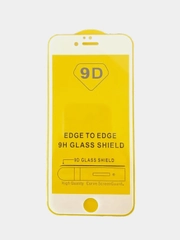 Защитное стекло 9D для iPhone 6, 6s, 6 Plus на полный экран