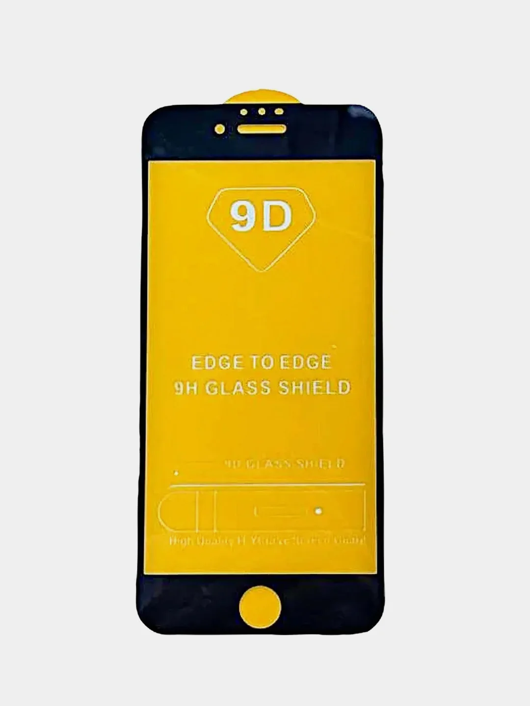 Черный защитное стекло 9D для Apple iPhone 7 / 8 / 7 Plus / 8 Plus, на полный экран