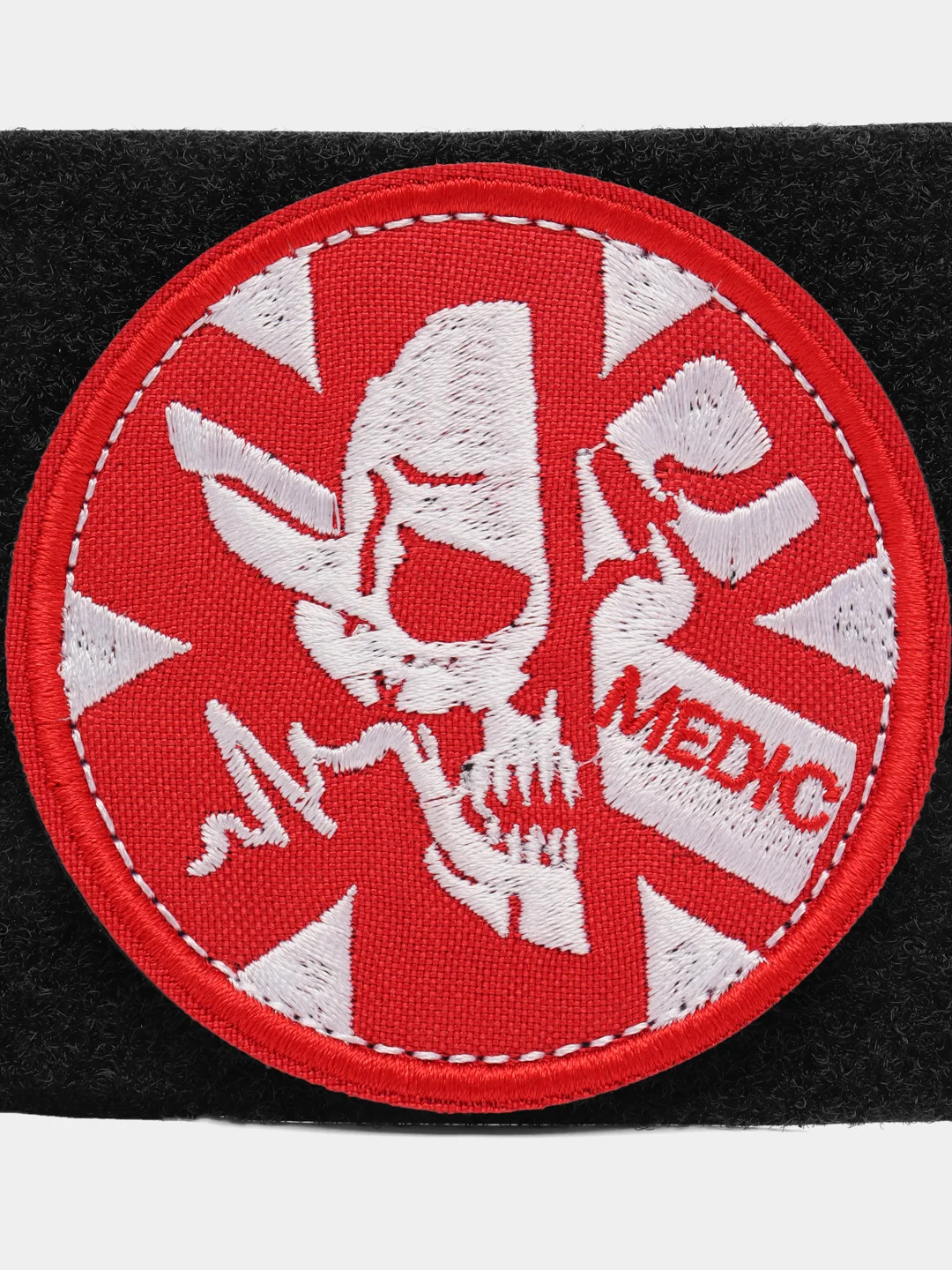 Шеврон на липучке "Череп Медик Medic", мини