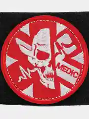 Шеврон на липучке "Череп Медик Medic", мини