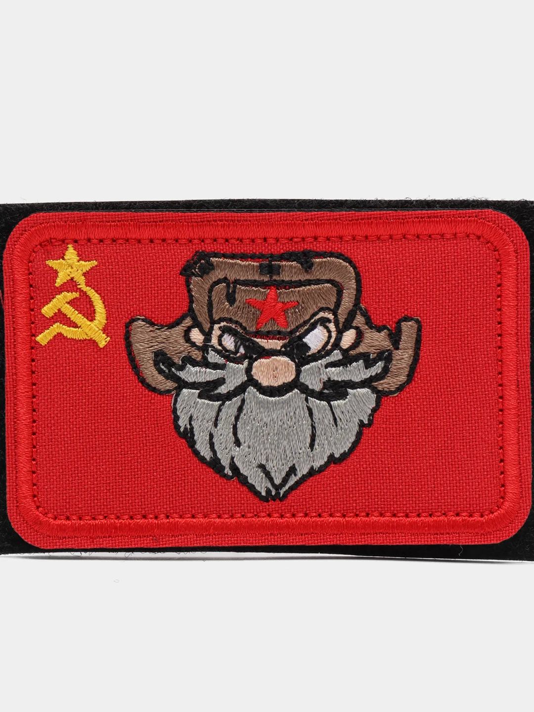 Шеврон на липучке "Бородатый мужик флаг СССР"
