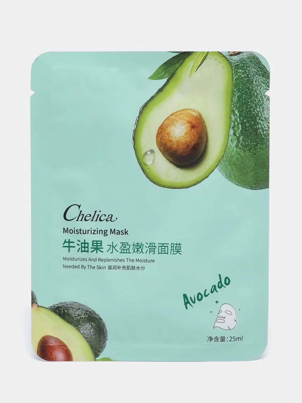 Маска для лица Chelica, тканевая